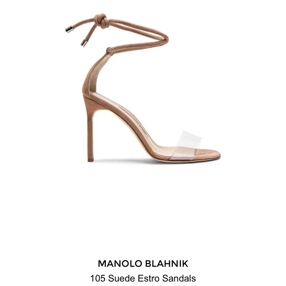 Manolo Blahnik Suede Sandals!